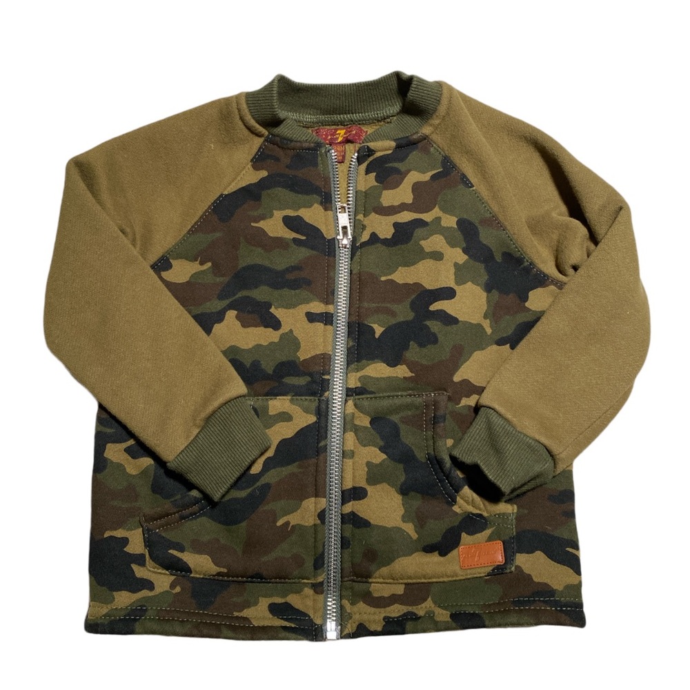 💛 3/$30 add to bundle to save! NWOT 24M 7 for all mankind zip up sweater jacket